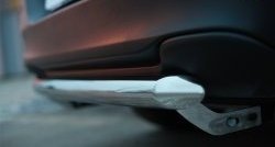 14 999 р. Одинарная защита заднего бампера из трубы диаметром 63 мм SLITKOFF  Jeep Cherokee  KL (2014-2017) дорестайлинг  с доставкой в г. Чебоксары. Увеличить фотографию 4