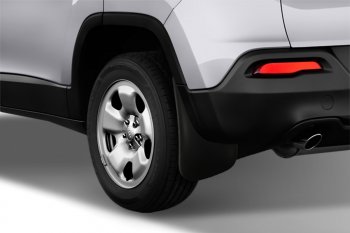 88 р. Брызговики Frosch (optimum, в коробке)  Jeep Grand Cherokee  WK2 (2013-2018) 1-ый рестайлинг (Задние)  с доставкой в г. Чебоксары. Увеличить фотографию 2