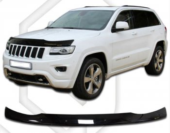 Дефлектор капота CA-Plastiс Jeep Grand Cherokee WK2 дорестайлинг (2010-2013)