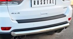14 599 р. Одинарная защита заднего бампера из трубы диаметром 76 мм SLITKOFF  Jeep Grand Cherokee  WK2 (2010-2013) дорестайлинг  с доставкой в г. Чебоксары. Увеличить фотографию 2