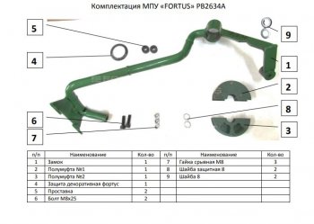 12 999 р. Замок рулевого вала FORTUS (бесштыревой) AT+ KIA Seltos (2019-2025)  с доставкой в г. Чебоксары. Увеличить фотографию 3