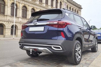 13 299 р. Фаркоп Petroil Tuning (съемный квадрат) KIA Seltos (2019-2025)  с доставкой в г. Чебоксары. Увеличить фотографию 4