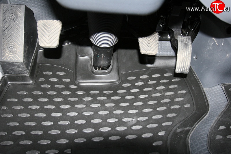 3 399 р. Коврики в салон Element 2 шт. (полиуретан) KIA Bongo 4 PU рестайлинг (2012-2025)  с доставкой в г. Чебоксары