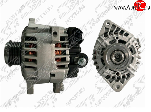 11 649 р. Генератор SAT (12V/120A)  Hyundai Creta  GS (2015-2019), KIA Carens  UN (2006-2013), KIA Forte ( седан,  хэтчбек) (2017-2025), KIA Rio  4 YB (2017-2020)  с доставкой в г. Чебоксары