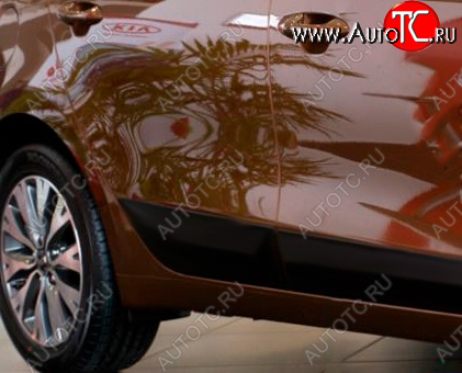 1 029 р. Молдинг двери RA (задний правый)  KIA Ceed  2 JD (2012-2018) дорестайлинг, хэтчбэк, рестайлинг, хэтчбэк (Поверхность глянец под покраску, Неокрашенный)  с доставкой в г. Чебоксары