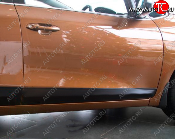 1 539 р. Молдинг двери RA (передний правый)  KIA Ceed  2 JD (2012-2018) дорестайлинг, хэтчбэк, рестайлинг, хэтчбэк (Поверхность глянец под покраску, Неокрашенный)  с доставкой в г. Чебоксары