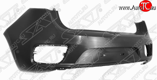 6 749 р. Задний бампер SAT KIA Ceed 2 JD рестайлинг, хэтчбэк (2015-2018) (Неокрашенный)  с доставкой в г. Чебоксары