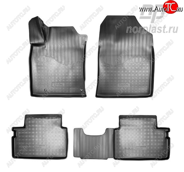 2 499 р. Коврики салонные (CD, SB - Shoting Break) Noplast KIA Ceed 3 CD хэтчбэк (2018-2025)  с доставкой в г. Чебоксары