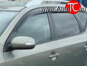 999 р. Комплект дефлекторов окон (ветровиков) 4 шт. (универсал) Russtal KIA Ceed 1 ED рестайлинг, хэтчбэк 5 дв. (2010-2012)  с доставкой в г. Чебоксары