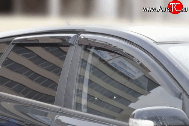 4 199 р. Комплект дефлекторов окон (ветровиков) 4 шт. (универсал) Novline KIA Ceed 1 ED рестайлинг, хэтчбэк 5 дв. (2010-2012)  с доставкой в г. Чебоксары