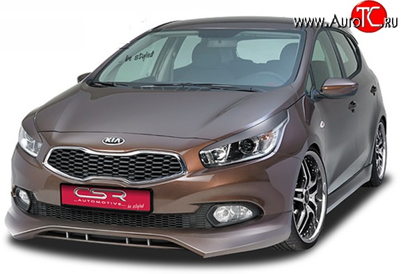 4 499 р. Пороги накладки CSR KIA Ceed 2 JD дорестайлинг универсал (2012-2016)  с доставкой в г. Чебоксары