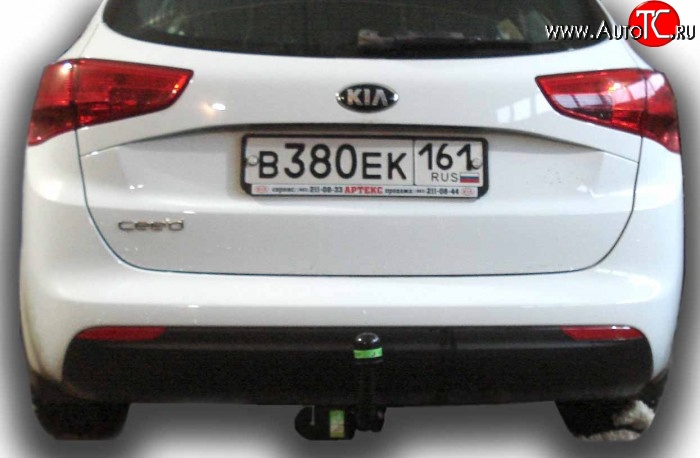 6 999 р. Фаркоп Лидер Плюс KIA Ceed 1 ED рестайлинг, хэтчбэк 5 дв. (2010-2012) (Без электропакета)  с доставкой в г. Чебоксары