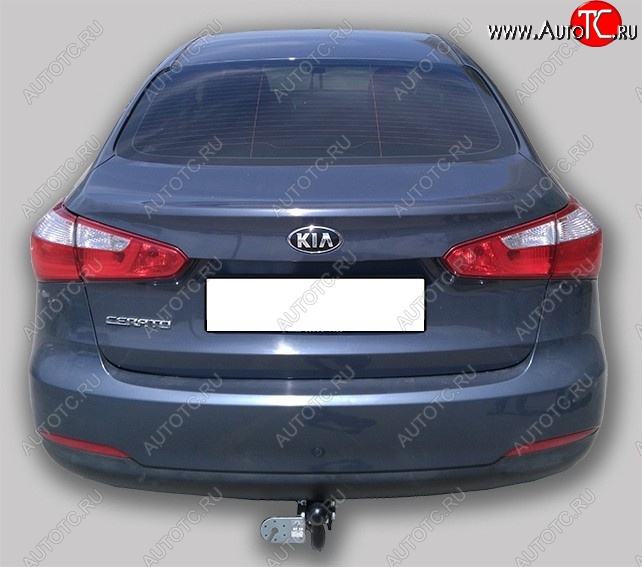 6 999 р. Фаркоп Лидер Плюс KIA Cerato 3 YD дорестайлинг седан (2013-2016) (Без электропакета)  с доставкой в г. Чебоксары