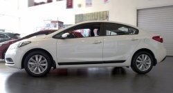 3 479 р. Молдинги RA (узкие, комплект 4 шт.)  KIA Cerato  3 YD (2013-2019) дорестайлинг седан, рестайлинг седан (Поверхность глянец (под окраску), Неокрашенные)  с доставкой в г. Чебоксары. Увеличить фотографию 5