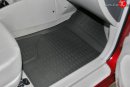 2 259 р. Коврики в салон (полиуретан) Element KIA Cerato 1 LD седан рестайлинг (2005-2008) (Черные)  с доставкой в г. Чебоксары. Увеличить фотографию 4