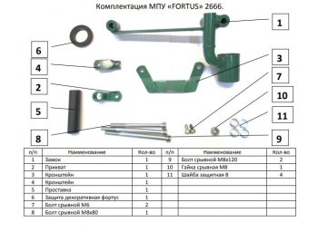 11 749 р. Замок КПП FORTUS (AT+) KIA Mohave HM2 (2019-2022)  с доставкой в г. Чебоксары. Увеличить фотографию 2