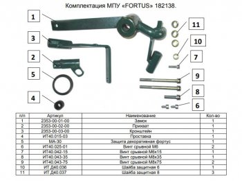 8 749 р. Замок КПП FORTUS (AT+) KIA Optima 4 JF дорестайлинг седан (2016-2018)  с доставкой в г. Чебоксары. Увеличить фотографию 2