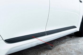 Молдинг двери RA (задний правый) KIA Optima ( 4 JF,  JF) (2016-2020) дорестайлинг седан, седан рестайлинг (Поверхность шагрень)