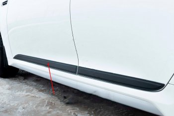 Молдинг двери RA (передний левый) KIA Optima ( 4 JF,  JF) (2016-2020) дорестайлинг седан, седан рестайлинг