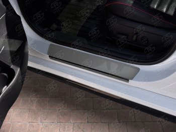 1 889 р. Пороги накладки Russtal KIA Optima JF седан рестайлинг (2018-2020) (Нержавейка полированная)  с доставкой в г. Чебоксары. Увеличить фотографию 2