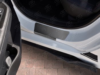 1 889 р. Пороги накладки Russtal KIA Optima JF седан рестайлинг (2018-2020) (Нержавейка полированная)  с доставкой в г. Чебоксары. Увеличить фотографию 3