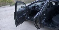 2 449 р. Накладки на порожки автомобиля RA v2  KIA Rio  3 QB (2015-2017) рестайлинг седан  с доставкой в г. Чебоксары. Увеличить фотографию 3
