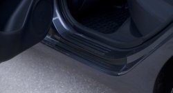 2 449 р. Накладки на порожки автомобиля RA v2  KIA Rio  3 QB (2015-2017) рестайлинг седан  с доставкой в г. Чебоксары. Увеличить фотографию 5