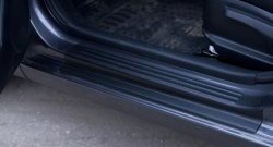 Накладки на порожки автомобиля RA v2 KIA Rio  3 QB (2015-2017) рестайлинг седан