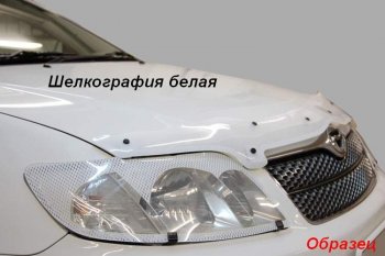 2 159 р. Дефлектор капота CA-Plastic KIA Rio X-line (2017-2021) (Classic черный, Без надписи)  с доставкой в г. Чебоксары. Увеличить фотографию 6