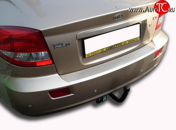 9 999 р. Фаркоп (седан) NovLine KIA Rio 2 JB дорестайлинг седан (2005-2009)  с доставкой в г. Чебоксары