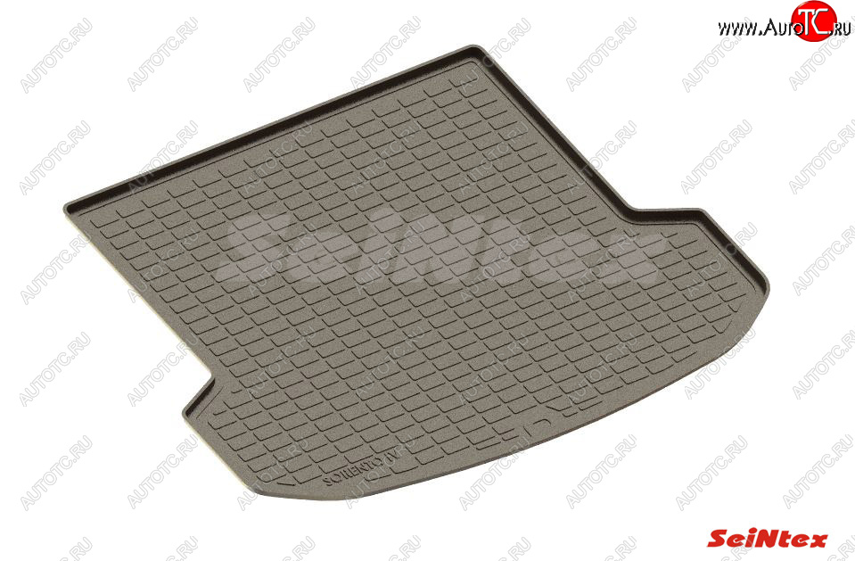 1 669 р. Коврик в багажник SeiNtex (полимерный) KIA Sorento MQ4 (2020-2022) (Пять мест)  с доставкой в г. Чебоксары