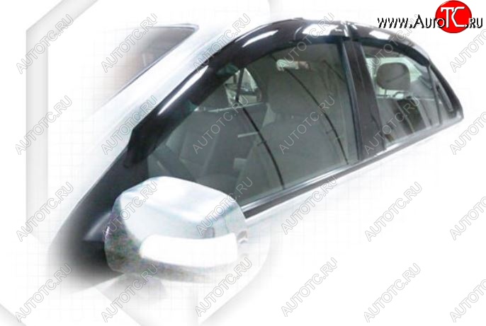 2 079 р. Дефлектора окон CA-Plastiс KIA Sorento BL дорестайлинг (2002-2006) (Classic полупрозрачный, Без хром.молдинга)  с доставкой в г. Чебоксары