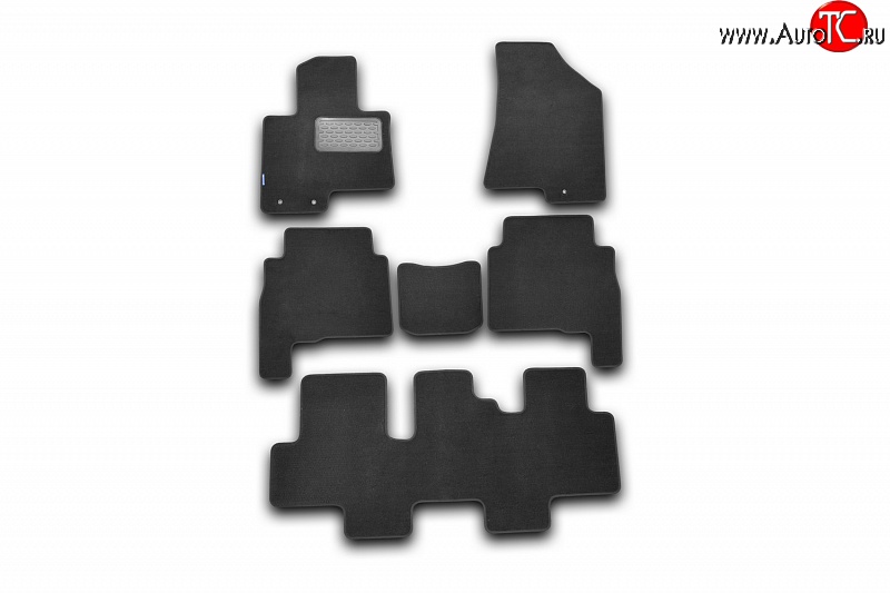 5 699 р. Коврики в салон Element 6 шт. (текстиль) KIA Sorento XM дорестайлинг (2009-2012)  с доставкой в г. Чебоксары