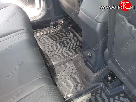 1 699 р. Коврики салона Aileron (3D с подпятником) KIA Soul SK3 (2018-2022)  с доставкой в г. Чебоксары