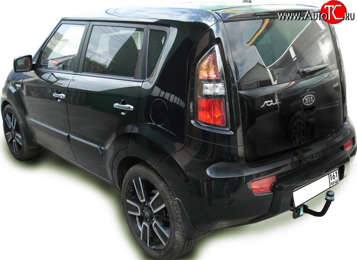 6 849 р. Фаркоп Лидер Плюс KIA Soul AM дорестайлинг (2008-2011) (Без электропакета)  с доставкой в г. Чебоксары