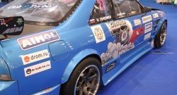 4 739 р. Универсальные фендера на колёсные арки RA (вынос 50 мм, комплект) Suzuki Aerio RA21S, RC51S седан дорестайлинг (2001-2003) (Поверхность глянец (под окраску))  с доставкой в г. Чебоксары. Увеличить фотографию 10
