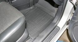 2 349 р. Коврики в салон Element 4 шт. (полиуретан)  KIA Sportage  2 JE,KM (2004-2008) дорестайлинг  с доставкой в г. Чебоксары. Увеличить фотографию 3