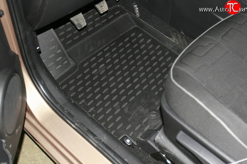 2 349 р. Комплект ковриков в салон Element 3 шт. (полиуретан) KIA Venga дорестайлинг (2009-2015)  с доставкой в г. Чебоксары