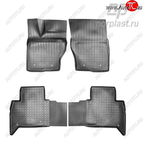 2 999 р. Коврики салонные Noplast Land Rover Discovery 5 L462 (2016-2025)  с доставкой в г. Чебоксары