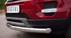 15 999 р. Одинарная защита переднего бампера диаметром 76 мм (Prestige u Pure) SLITKOFF  Land Rover Range Rover Evoque  1 L538 (2011-2015) дорестайлинг 3 дв., дорестайлинг 5 дв.  с доставкой в г. Чебоксары. Увеличить фотографию 3