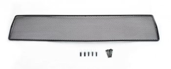 Сетка в воздухозаборник бампера Arbori (10 мм) Land Rover Freelander  L359 (2006-2010) дорестайлинг (Черная)