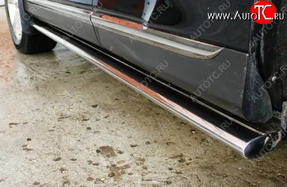 16 649 р. Защита порогов из овальной трубы диаметром 75x42 мм Russtal Land Rover Freelander L359 дорестайлинг (2006-2010)  с доставкой в г. Чебоксары