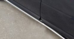 12 299 р. Защита порогов из круглой трубы диаметром 63 мм (рестайлинг) Russtal Land Rover Freelander L359 дорестайлинг (2006-2010) (Защита порогов со скосами на торцах (вариант 1))  с доставкой в г. Чебоксары. Увеличить фотографию 5
