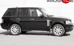24 199 р. Накладка Verge на задний бампер Land Rover Range Rover 3 L322 дорестайлинг (2002-2006) (Неокрашенная)  с доставкой в г. Чебоксары. Увеличить фотографию 3