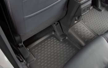 2 189 р. Комплект 3D ковриков салона TRIUMF Lexus GX460 J150 1-ый рестайлинг (2013-2019) (Черные)  с доставкой в г. Чебоксары. Увеличить фотографию 4