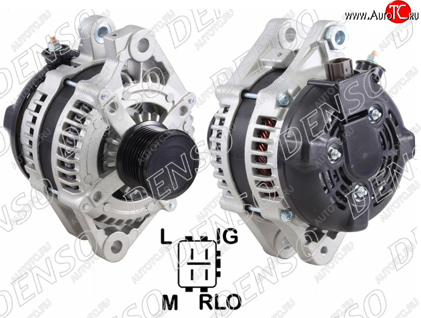 41 999 р. Генератор SAT (3,0/3,5 3/4 GR-FSE/2GRFE 12V 100A)  Lexus GS300  S190 (2005-2012), Toyota Camry  XV40 (2006-2011)  с доставкой в г. Чебоксары