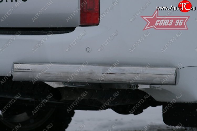 19 034 р. Защита заднего бампера из боковых уголков Souz-96 (d76) Lexus GX460 J150 дорестайлинг (2009-2013)  с доставкой в г. Чебоксары