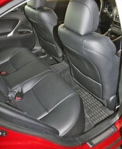 2 789 р. Комплект ковриков в салон (чёрные, полиуретан) Element Lexus IS250 XE20 седан дорестайлинг (2005-2013) (Черные)  с доставкой в г. Чебоксары. Увеличить фотографию 4
