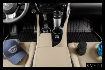 5 999 р. Коврик в салони премиум-класса Kvest Lexus LX570 J200 2-ой рестайлинг (2015-2022)  с доставкой в г. Чебоксары. Увеличить фотографию 4