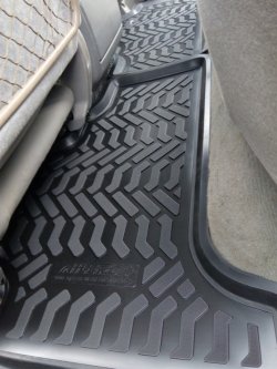 1 799 р. Коврики в салон Aileron 3D Toyota Land Cruiser 10 100 1-ый рестайлинг (2002-2005)  с доставкой в г. Чебоксары. Увеличить фотографию 4
